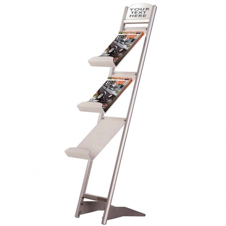 A4 Rapid Brochure Stand with Brandable Header